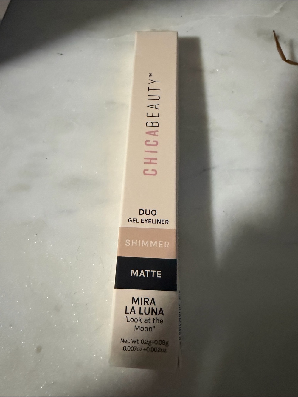 Chica Beauty Duo Gel Eyeliner Mira La Luna Black Shimmer Matte